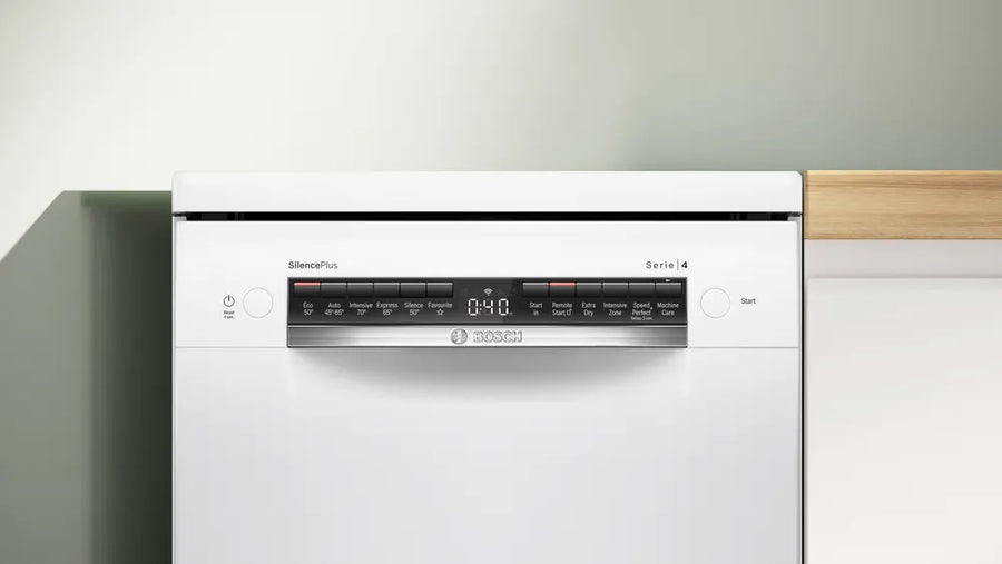 Bosch SPS4HMW49G Serie 4 Slimline Freestanding Dishwasher - White