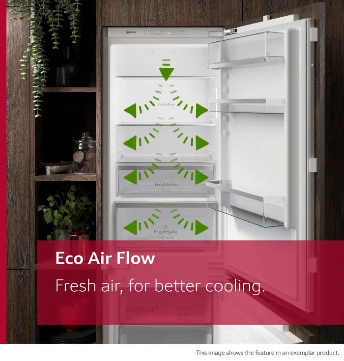 Neff N50 KI7862FE0G Built-in 70/30 Fridge freezer [Free 5-year parts & labour guarantee]