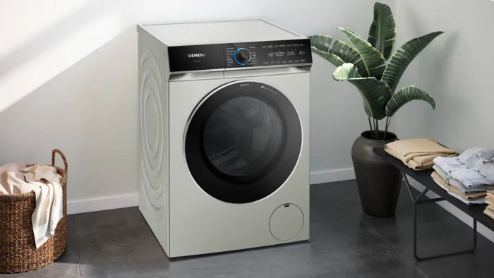 Siemens WG56B2A3GB iQ700 10kg 1600rpm Washing Machine, Silver Inox