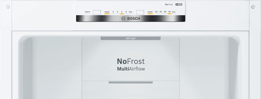 BOSCH Series 4 KGN392WEBG  70/30 Total No Frost Fridge Freezer - White