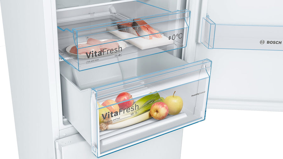 BOSCH Series 4 KGN392WEBG  70/30 Total No Frost Fridge Freezer - White