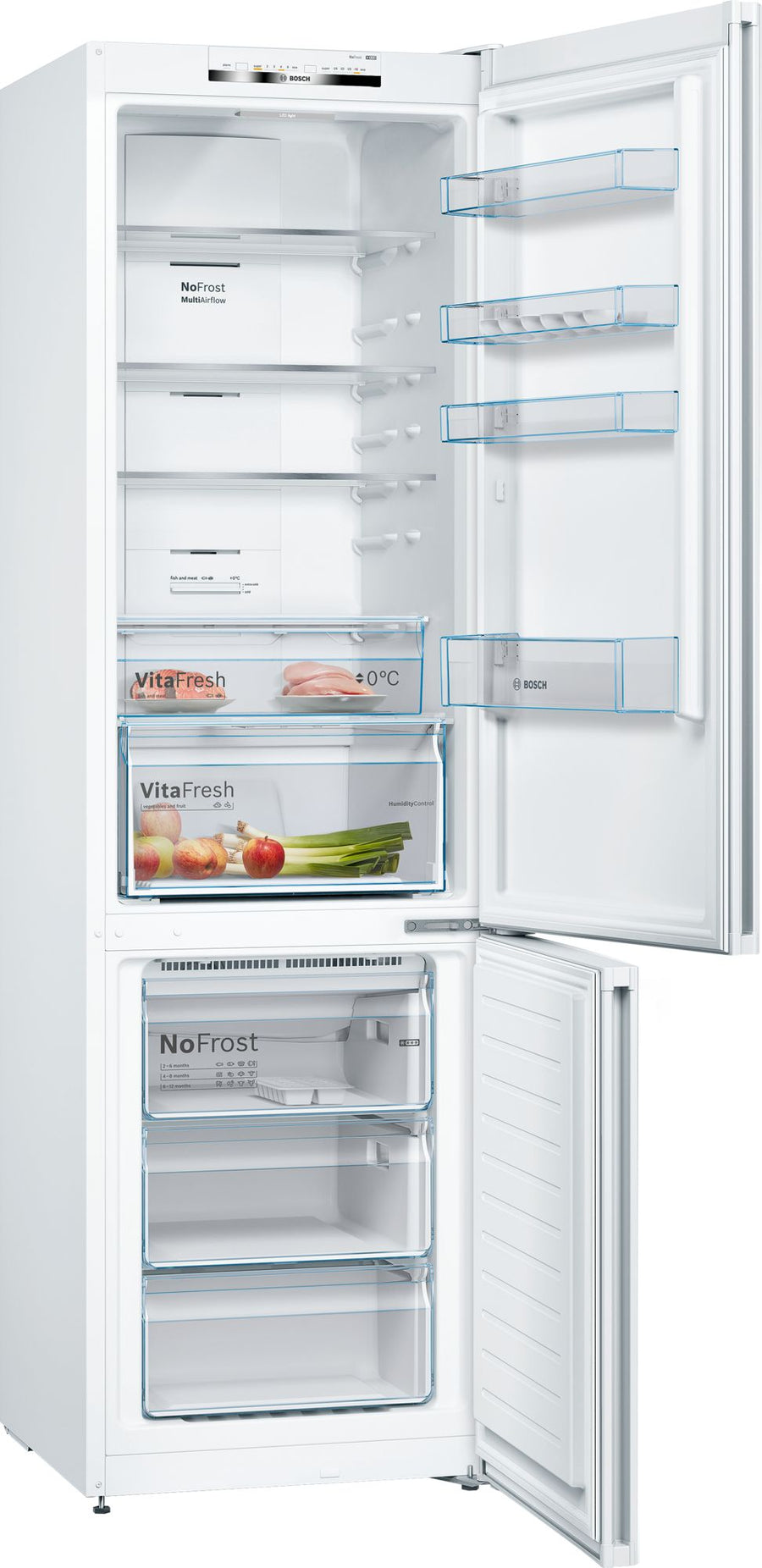 BOSCH Series 4 KGN392WEBG  70/30 Total No Frost Fridge Freezer - White