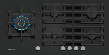 Siemens iQ500 EP9A6MI40 5 Burner 90cm Gas hob - Tempered Black Glass