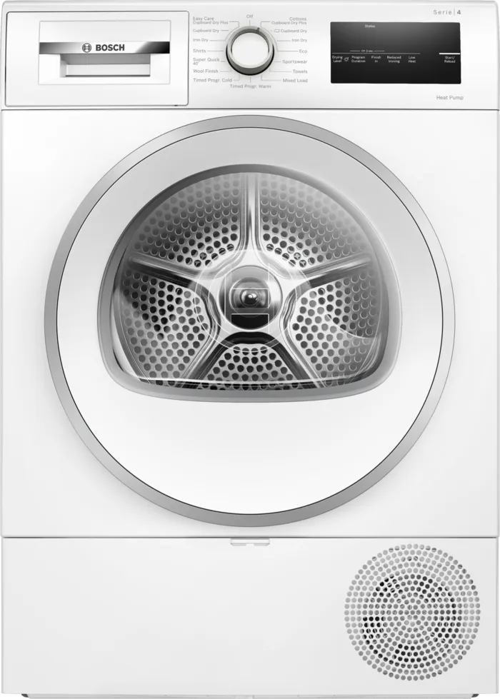 Bosch WTH85224GB 8kg Heat Pump Tumble Dryer - White