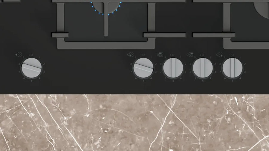 Siemens iQ500 EP9A6MI40 5 Burner 90cm Gas hob - Tempered Black Glass