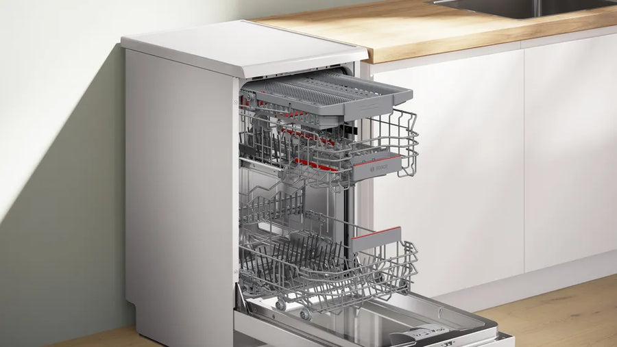Bosch SPS4HMW49G Serie 4 Slimline Freestanding Dishwasher - White