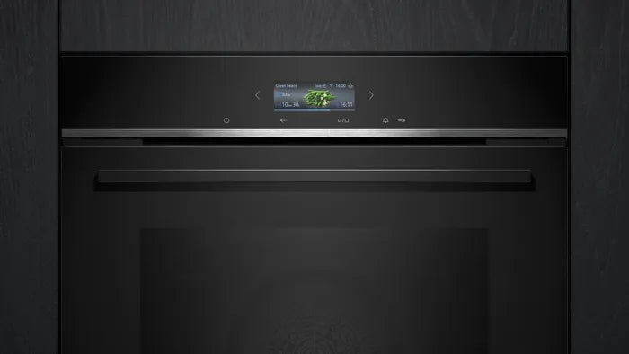 Siemens iQ700 HB776G1B1B Built-in Single Oven - Black