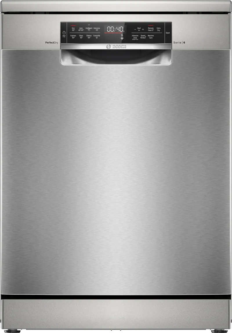 Bosch SMS6TCI02G Series 6 14-place setting dishwasher - Brushed Stainless Steel [Free 5-year guarantee]