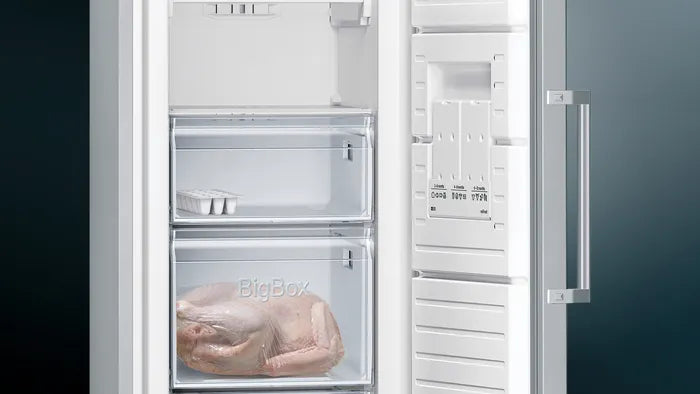 Siemens GS36NVIEPG IQ300 Freestanding Frost Free Freezer – Inox