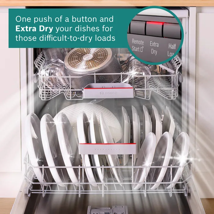 Bosch SPS4HMW49G Serie 4 Slimline Freestanding Dishwasher - White