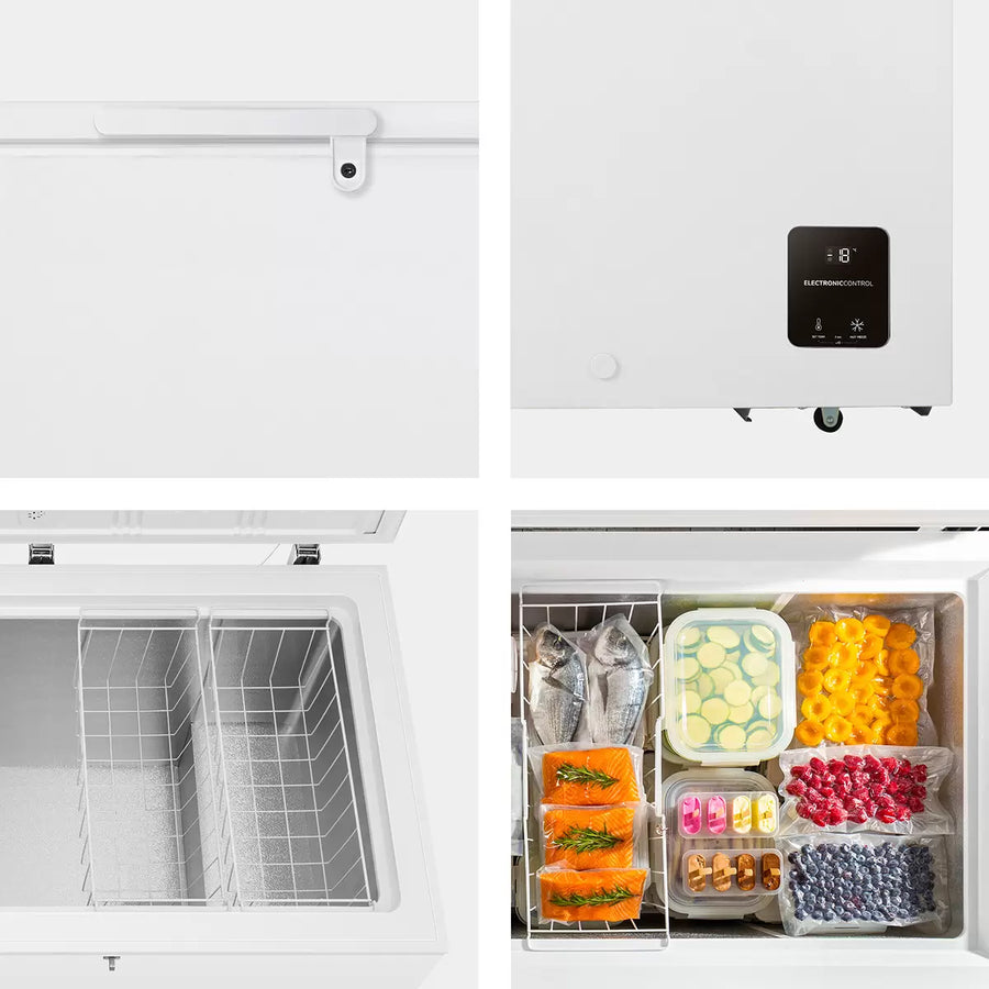 Hisense FC571D4AWLYE 372 Litre Chest Freezer - Winter Guard