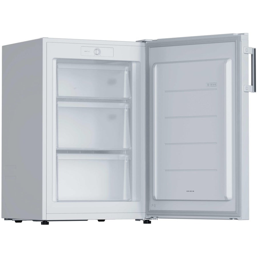 Hoover HONUQ2L58EWH 55cm Low Frost Freestanding Undercounter Freezer - Outbuilding Suitable