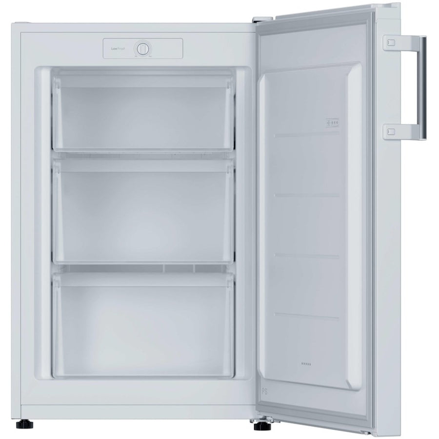 Hoover HONUQ2L58EWH 55cm Low Frost Freestanding Undercounter Freezer - Outbuilding Suitable