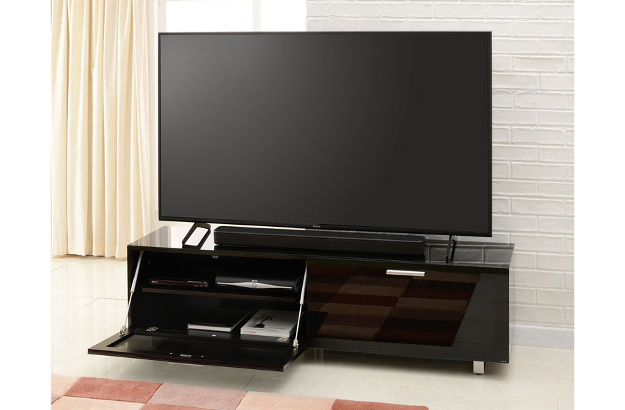 TTAP Sorrento Gloss Black 160cm Wide TV Cabinet (SOR-1600-BLK)