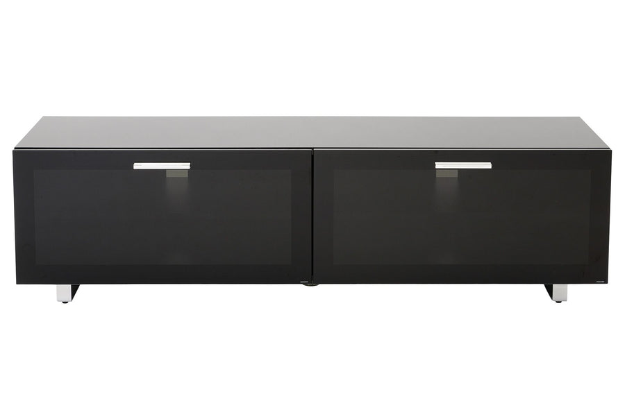 TTAP Sorrento Gloss Black 160cm Wide TV Cabinet (SOR-1600-BLK)