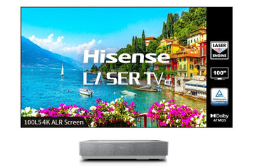 Hisense 100L5HTUKD 100'' 4K Ultra HD HDR Laser TV with Included screen