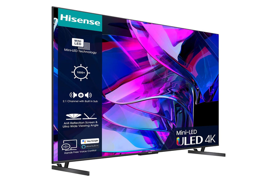HISENSE 100'' 100U7KQTUK 4K HDR MINI LED TV