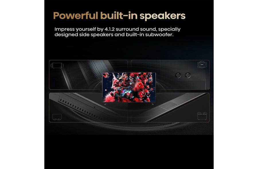 Hisense 65UXKQTUK 65'' Mini LED Pro UHD Smart 4K HDR TV [Free 5-year guarantee]