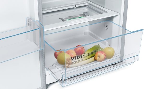 Bosch Series 4 KSV36VLEP Tall Larder Fridge - Stainless Steel [Free 5-year parts & labour guarantee]