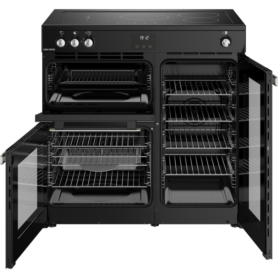 Belling CC90EI BLK Cookcentre 90cm Induction Range Cooker - Black