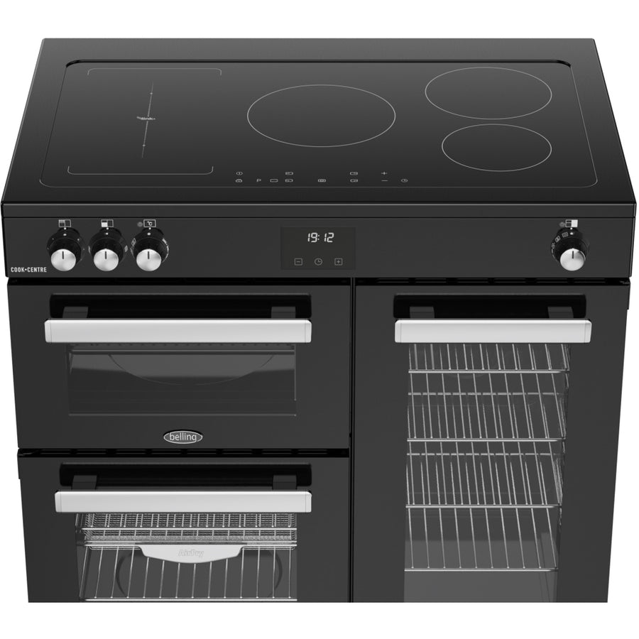 Belling CC90EI BLK Cookcentre 90cm Induction Range Cooker - Black