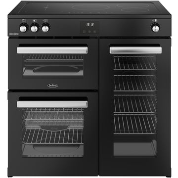 Belling CC90EI BLK Cookcentre 90cm Induction Range Cooker - Black