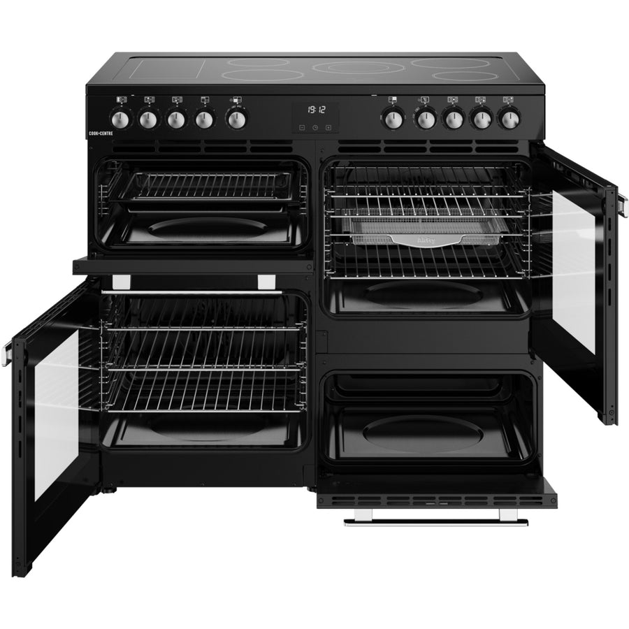 Belling CC100E BLK Cookcentre 100cm Ceramic Range Cooker - Black