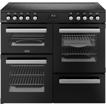 Belling CC100E BLK Cookcentre 100cm Ceramic Range Cooker - Black