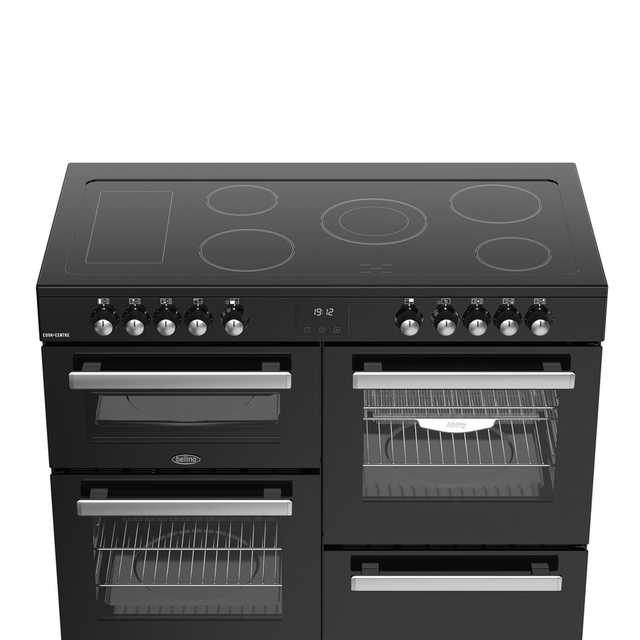 Belling Cookcentre CC110E BLK 110cm Ceramic Range Cooker - Black