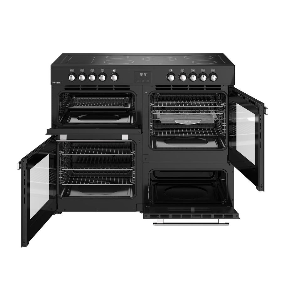 Belling Cookcentre CC110E BLK 110cm Ceramic Range Cooker - Black