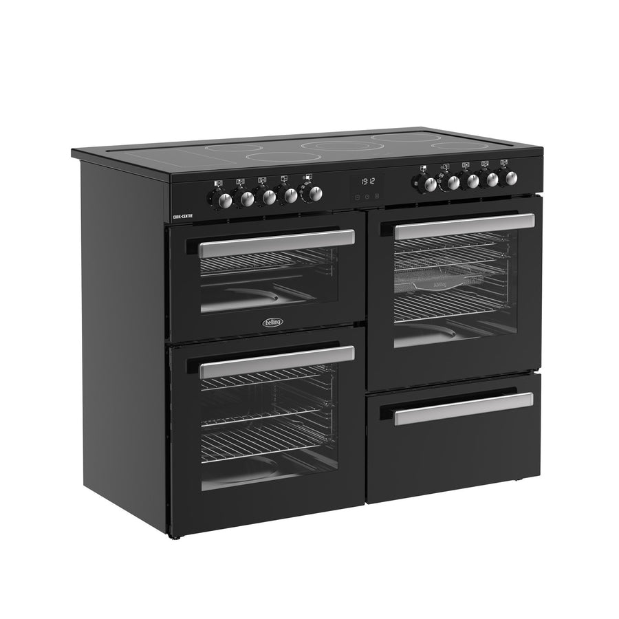 Belling Cookcentre CC110E BLK 110cm Ceramic Range Cooker - Black