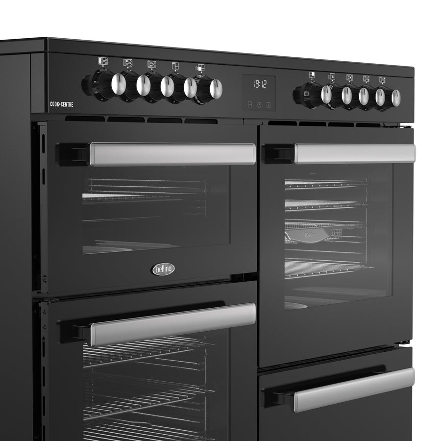 Belling Cookcentre CC110E BLK 110cm Ceramic Range Cooker - Black