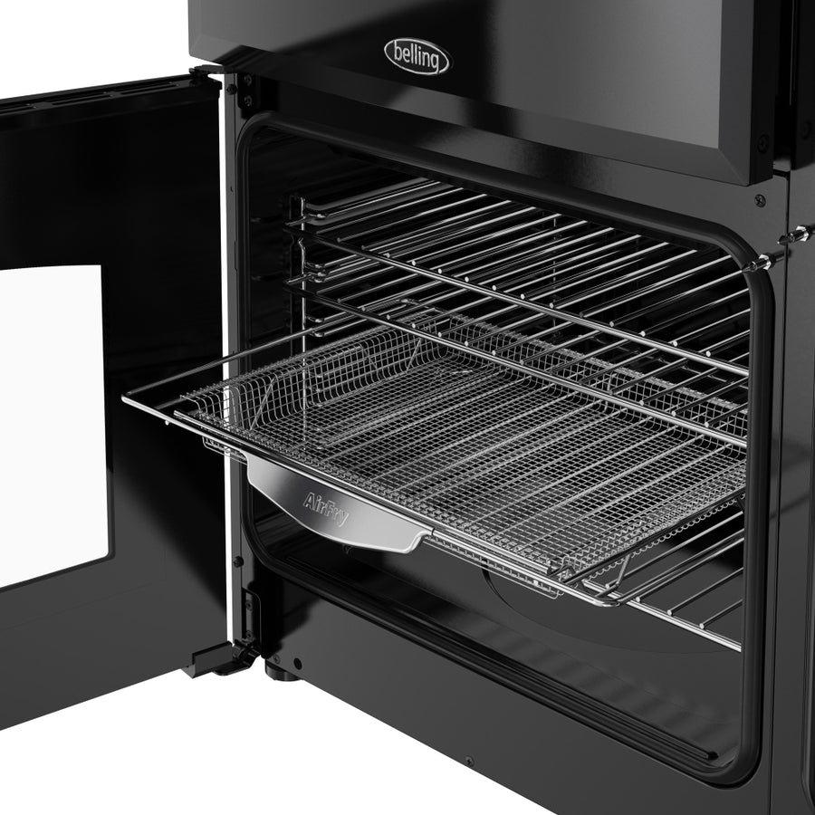 Belling Farmhouse FH90EIBLK 90cm Induction Range Cooker - Black