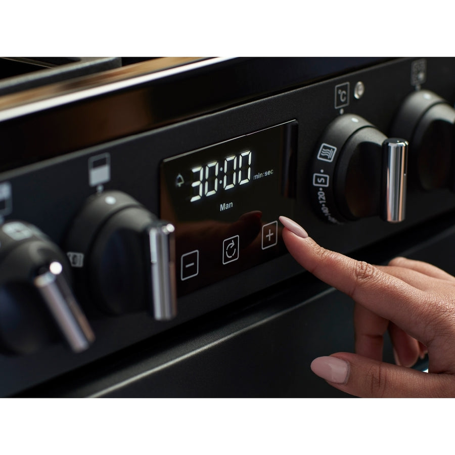 Belling Farmhouse FH100EIBK 100cm Electric Induction Range Cooker-Black