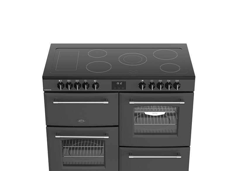 Belling Farmhouse FH110EANT 110cm Electric Ceramic Range Cooker-Anthracite [#1834]