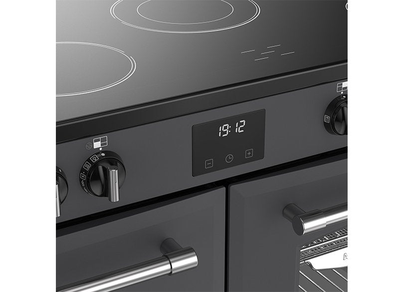 Belling Farmhouse FH110EANT 110cm Electric Ceramic Range Cooker-Anthracite [#1834]