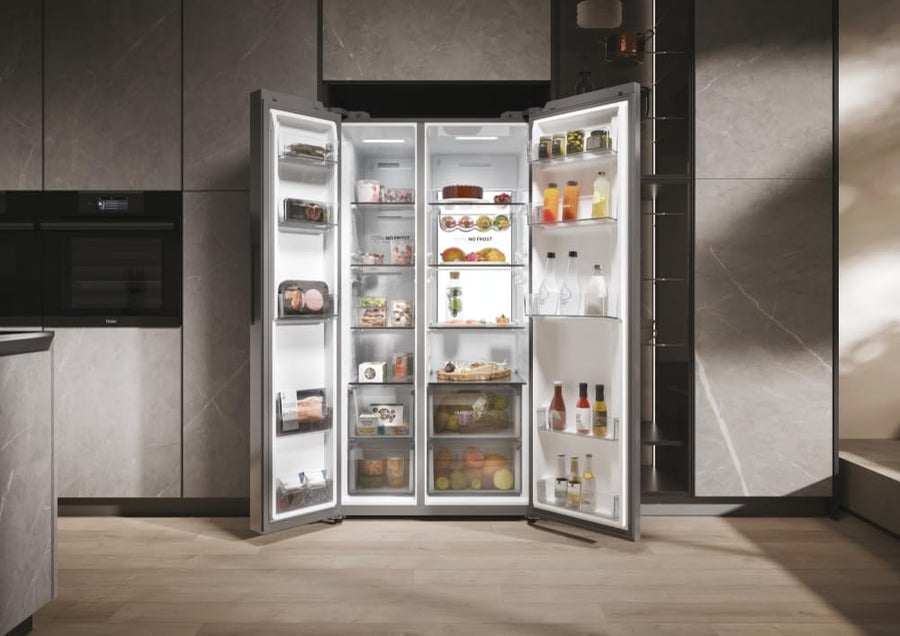 Haier HSW79F18ANMM Series 7 American style fridge freezer - A Rated