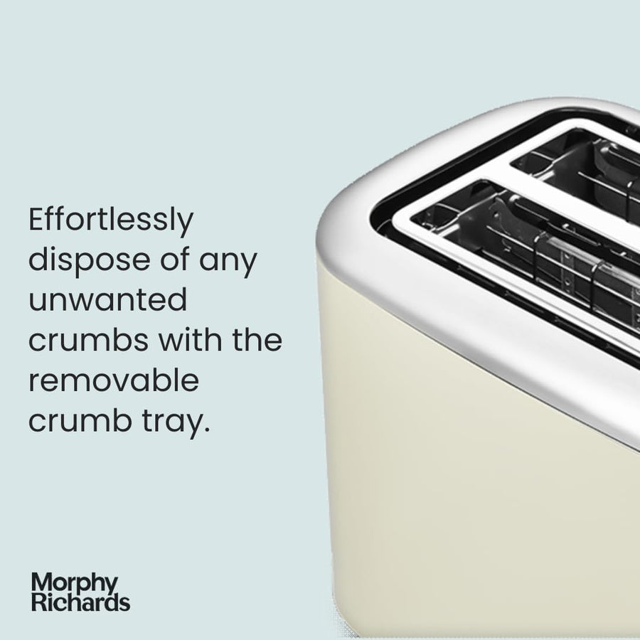 Morphy Richards 222065 Equip 2 slice toaster - Cream
