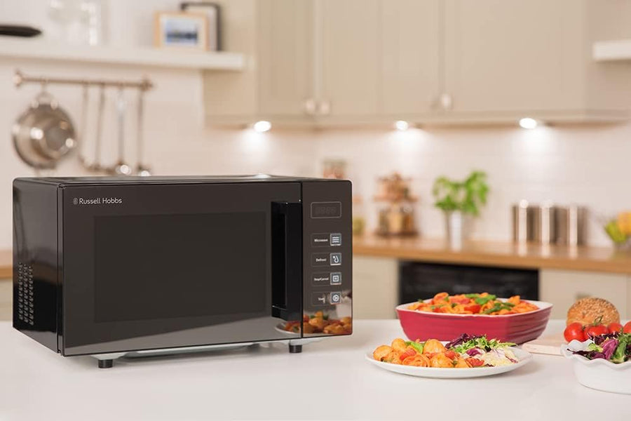 Russell Hobbs RHEM2301B 800W Flatbed Solo Microwave - Black