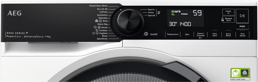 AEG PowerCare 8000 LFR84146UC 10kg 1400rpm Washing Machine [Free 5-year parts & labour guarantee] LAST ONE