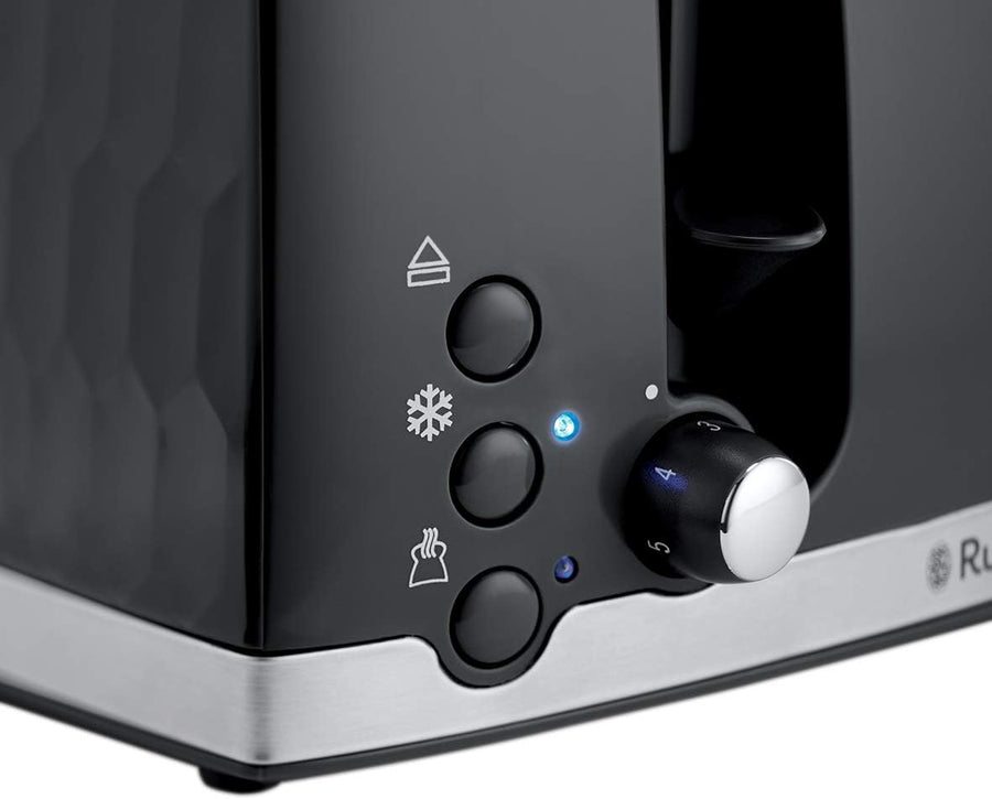 Russell Hobbs 26071 Honeycomb 4-slice toaster - Black