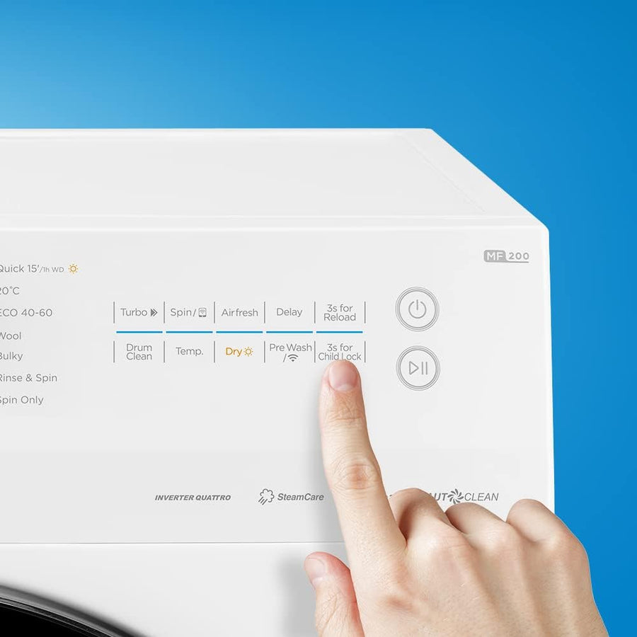 Midea MF20ED80WB 8kg/6kg Washer dryer - White