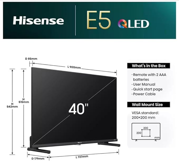 Hisense 40E5NQTUK 40