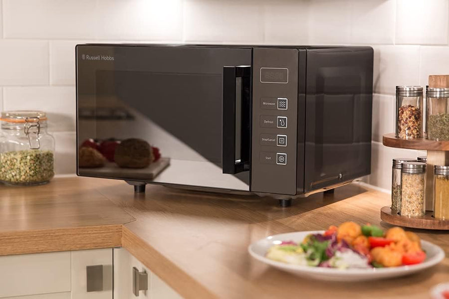 Russell Hobbs RHEM2301B 800W Flatbed Solo Microwave - Black