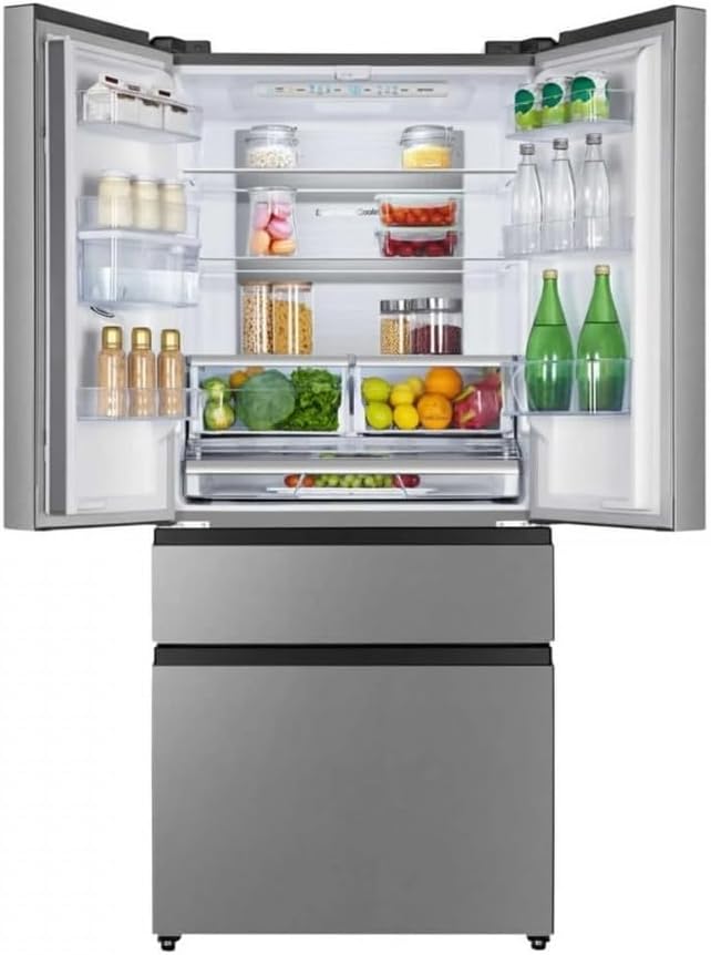 Hisense RF540N4WIE PureFlat Fridge Freezer - Stainless Steel