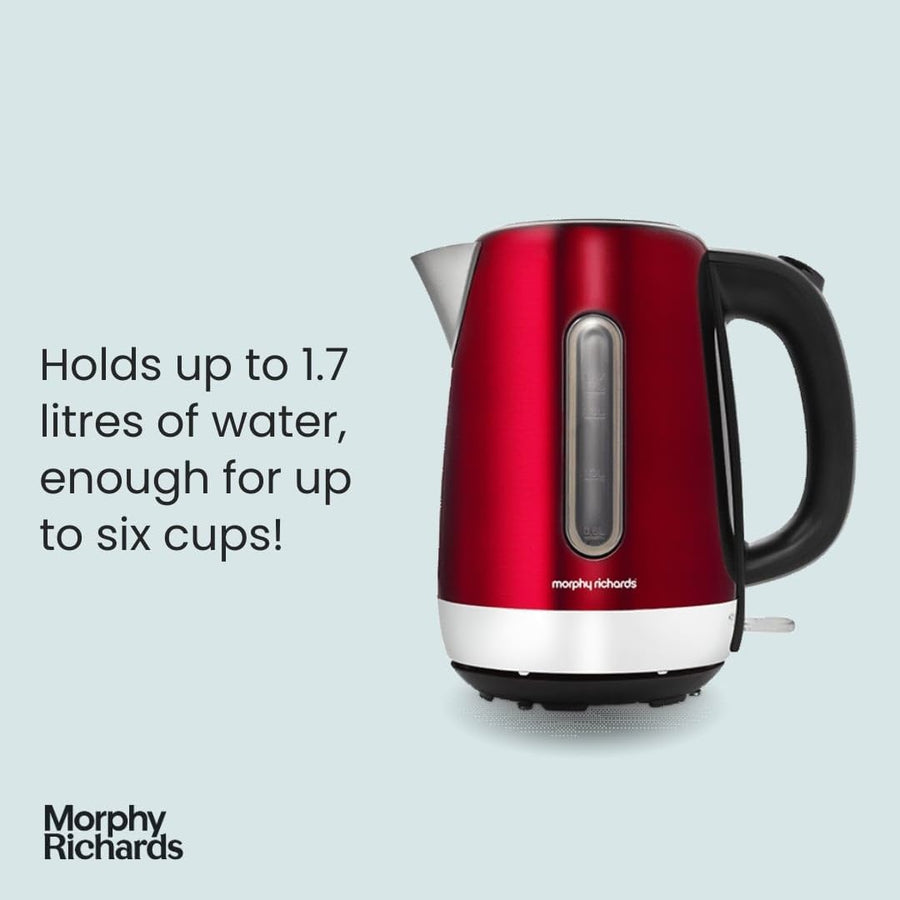Morph Richards 102785 Equip Jug Kettle - Red
