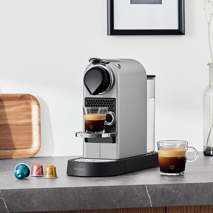 Krups Nespresso XN741B40 Citiz Coffee Machine - Silver