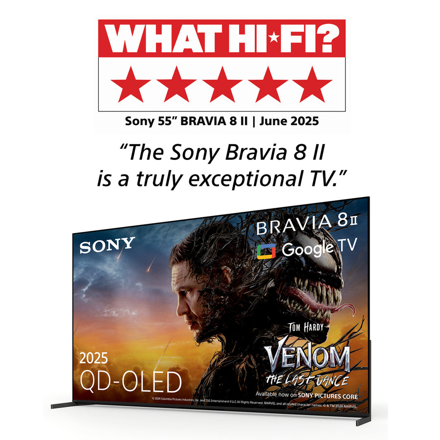 Sony K55XR8M25B.UKA Bravia 8 55'' 4K UHD HDR QD-OLED TV [FREE 5 YEAR WARRANTY UPON REDEMPTION]