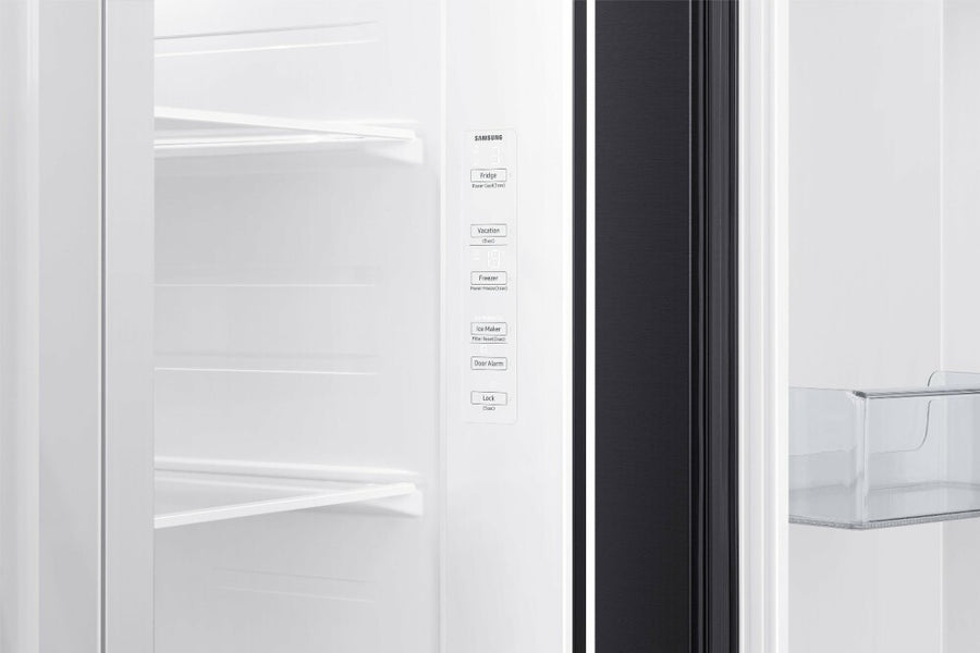Samsung RS65DG5403B1 American style fridge freezer in black