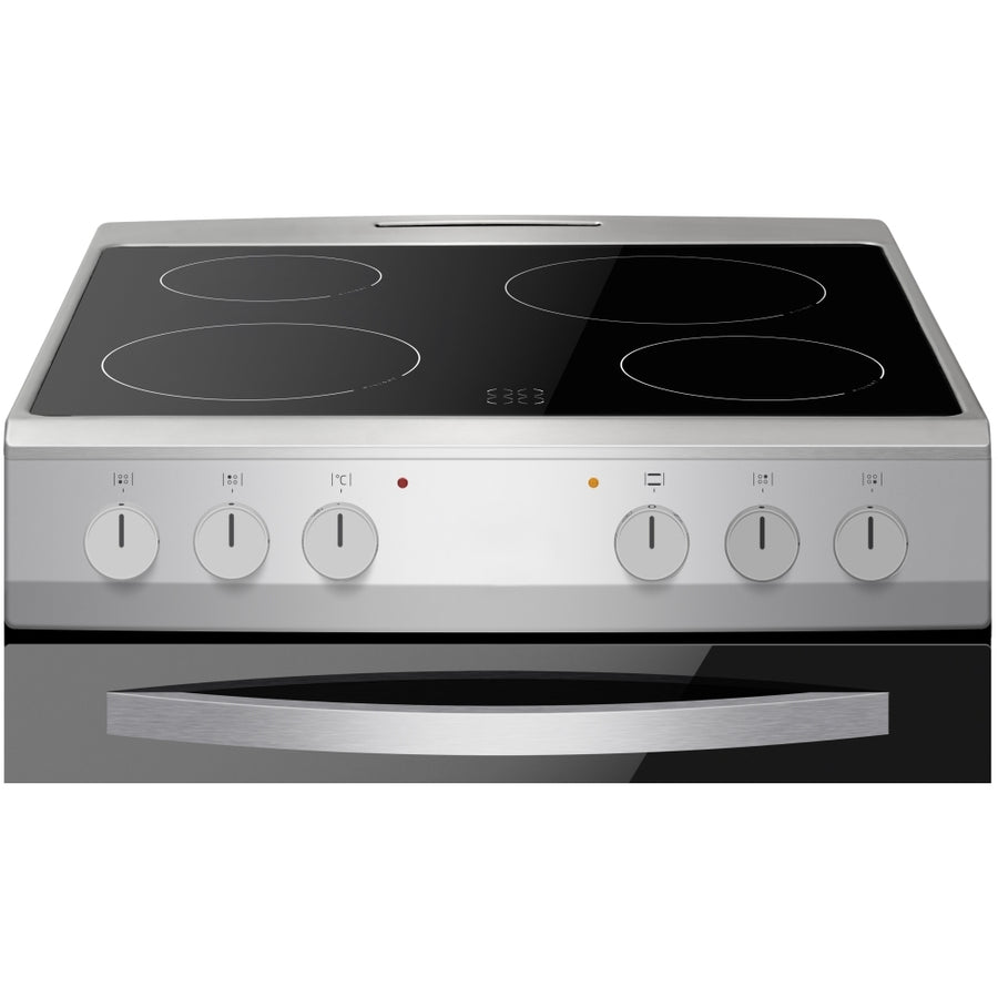 Amica AFC601SS 60cm Single Cavity Ceramic Hob - Stainless Steel